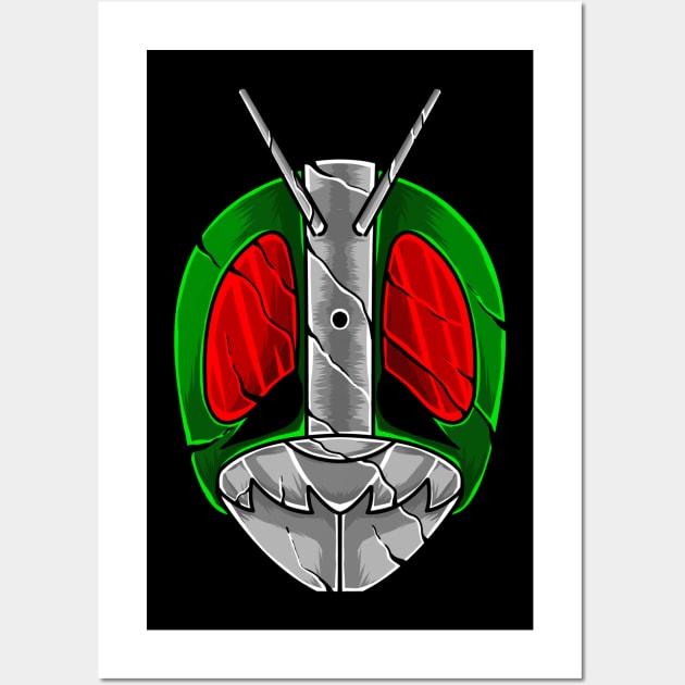 kamen rider Wall Art by Amartwork